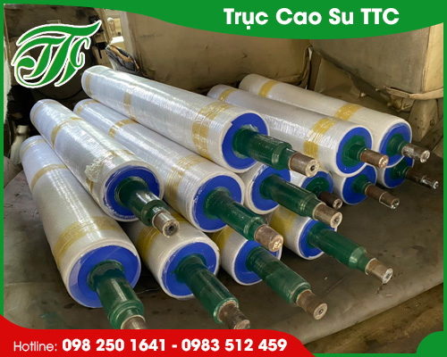 Trục cao su ngành bao bì nhựa